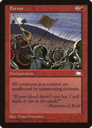 Fervor [Weatherlight] | Rook's Games and More