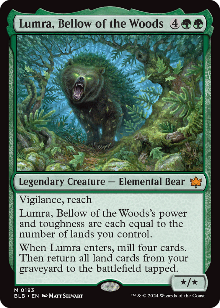 Lumra, Bellow of the Woods [Bloomburrow] | Rook's Games and More