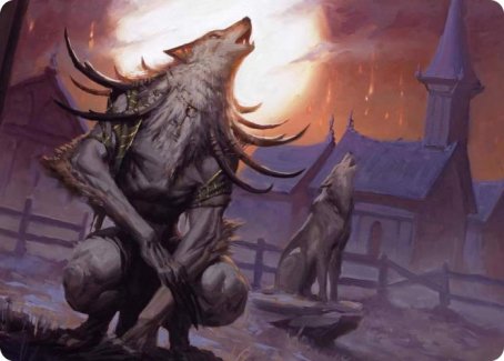 Lord of the Ulvenwald Art Card [Innistrad: Midnight Hunt Art Series] | Rook's Games and More