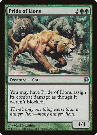 Pride of Lions [Duel Decks: Ajani vs. Nicol Bolas] | Rook's Games and More