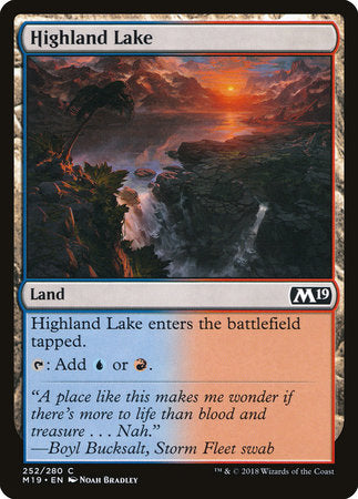 Highland Lake [Core Set 2019] | Rook's Games and More