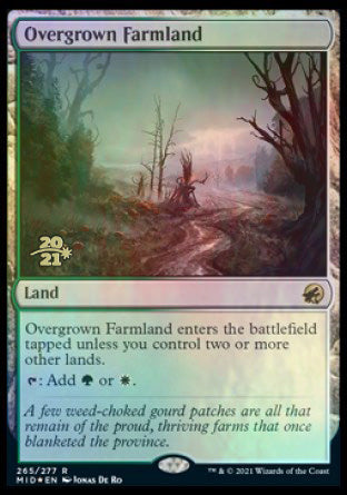 Overgrown Farmland [Innistrad: Midnight Hunt Prerelease Promos] | Rook's Games and More