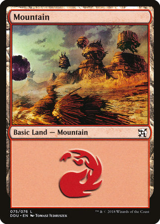 Mountain (75) [Duel Decks: Elves vs. Inventors] | Rook's Games and More