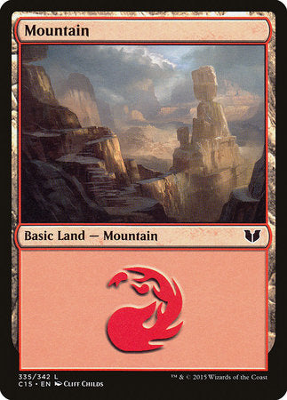 Mountain (335) [Commander 2015] | Rook's Games and More