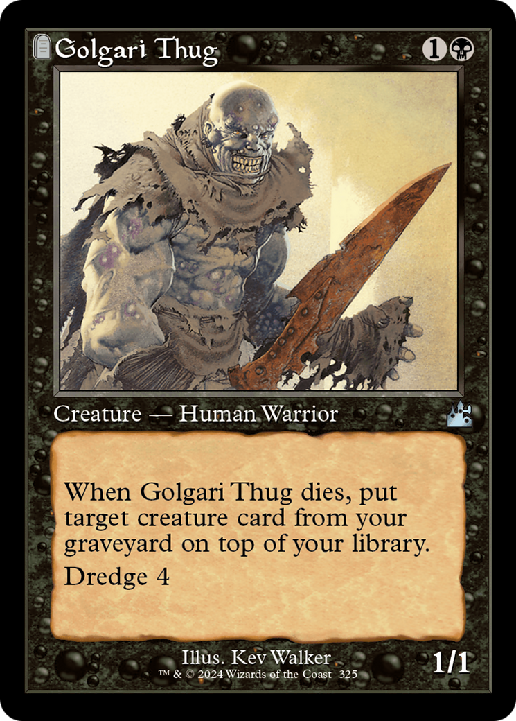 Golgari Thug (Retro Frame) [Ravnica Remastered] | Rook's Games and More