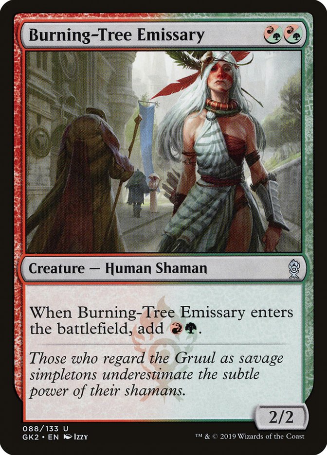 Burning-Tree Emissary [Ravnica Allegiance Guild Kit] | Rook's Games and More