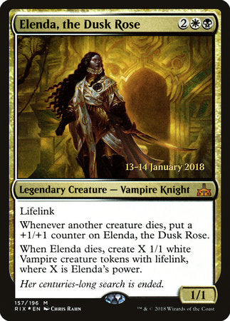 Elenda, the Dusk Rose [Rivals of Ixalan Promos] | Rook's Games and More
