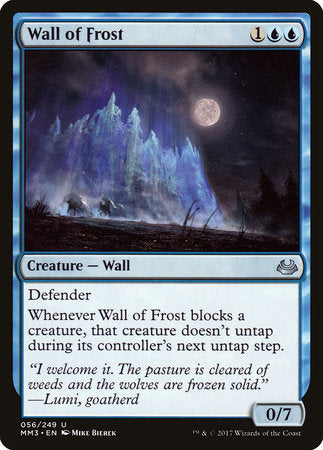 Wall of Frost [Modern Masters 2017] | Rook's Games and More