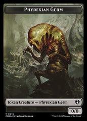 Eldrazi Spawn // Phyrexian Germ Double-Sided Token [Commander Masters Tokens] | Rook's Games and More