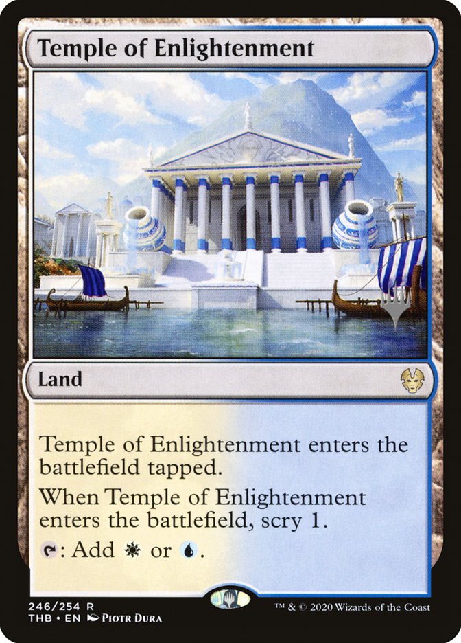 Temple of Enlightenment (Promo Pack) [Theros Beyond Death Promos] | Rook's Games and More