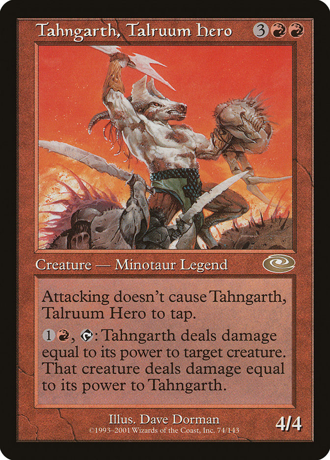 Tahngarth, Talruum Hero (Dave Dorman) [Planeshift] | Rook's Games and More
