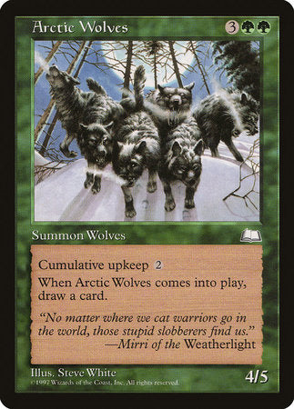 Arctic Wolves [Weatherlight] | Rook's Games and More