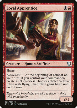 Loyal Apprentice [Commander 2018] | Rook's Games and More