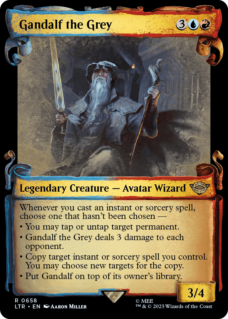 Gandalf the Grey [The Lord of the Rings: Tales of Middle-Earth Showcase Scrolls] | Rook's Games and More