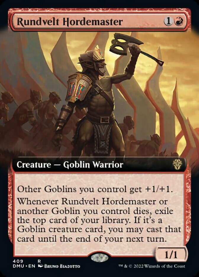 Rundvelt Hordemaster (Extended Art) [Dominaria United] | Rook's Games and More
