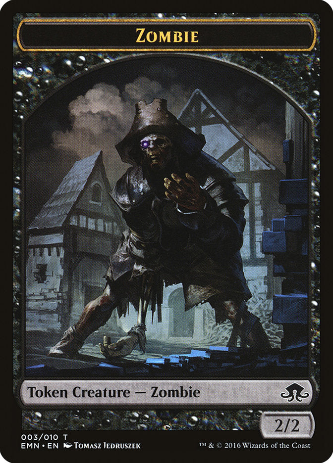 Zombie (003/010) [Eldritch Moon Tokens] | Rook's Games and More