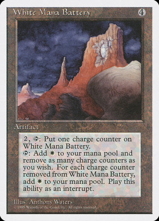 White Mana Battery [Fourth Edition] | Rook's Games and More