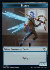 Faerie // Rogue Double-sided Token [Streets of New Capenna Commander Tokens] | Rook's Games and More