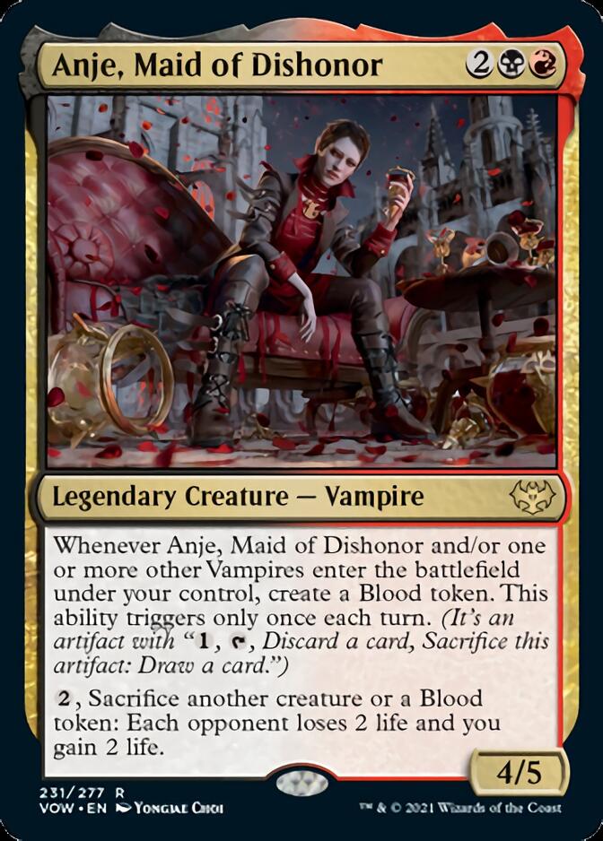 Anje, Maid of Dishonor [Innistrad: Crimson Vow] | Rook's Games and More