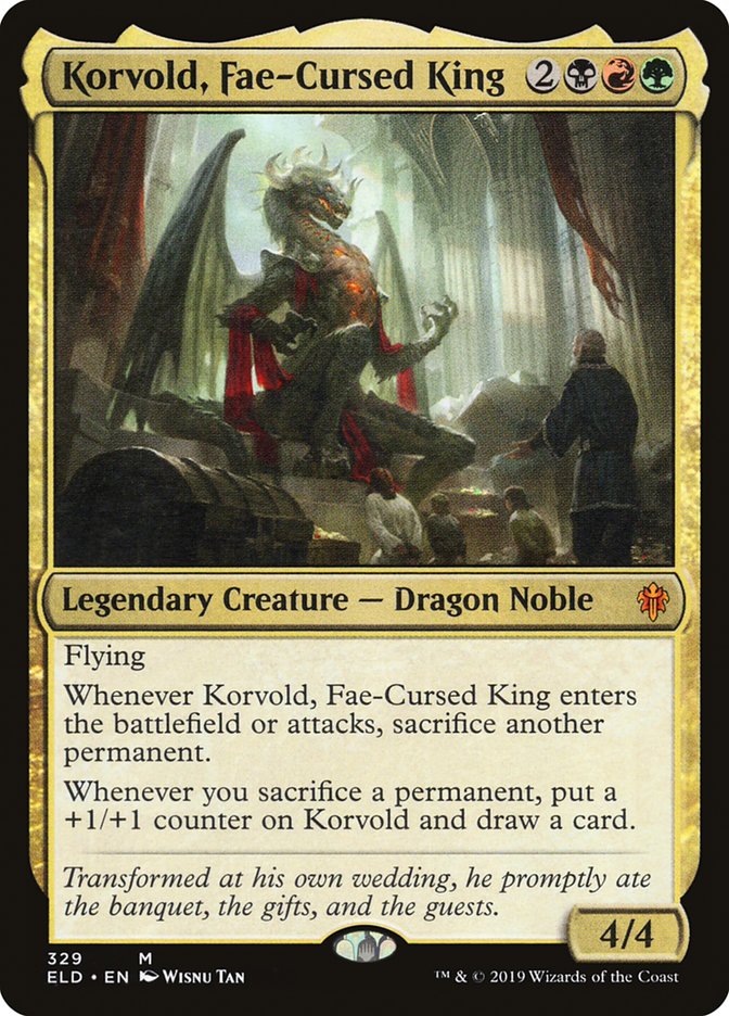 Korvold, Fae-Cursed King [Throne of Eldraine] | Rook's Games and More