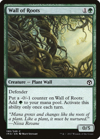 Wall of Roots [Iconic Masters] | Rook's Games and More