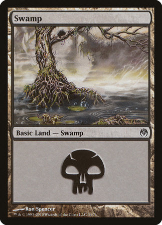 Swamp (34) [Duel Decks: Phyrexia vs. the Coalition] | Rook's Games and More