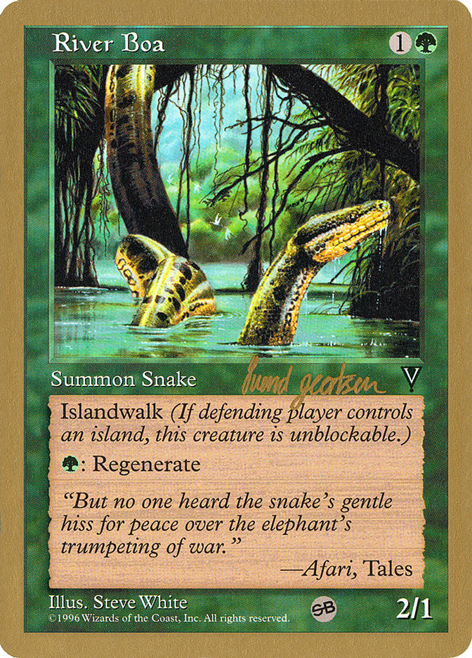 River Boa (Svend Geertsen) (SB) [World Championship Decks 1997] | Rook's Games and More