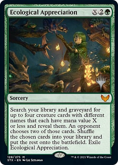 Ecological Appreciation (Promo Pack) [Strixhaven: School of Mages Promos] | Rook's Games and More