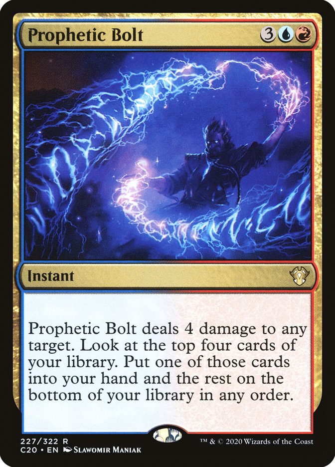 Prophetic Bolt [Commander 2020] | Rook's Games and More