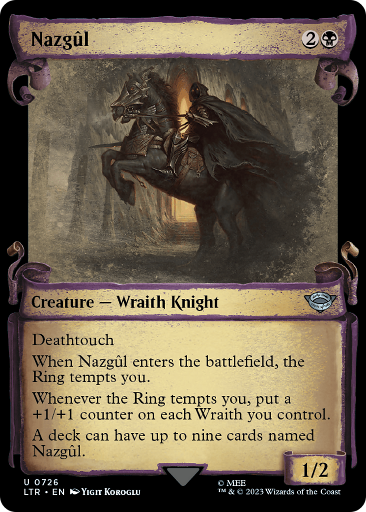 Nazgul (0726) [The Lord of the Rings: Tales of Middle-Earth Showcase Scrolls] | Rook's Games and More