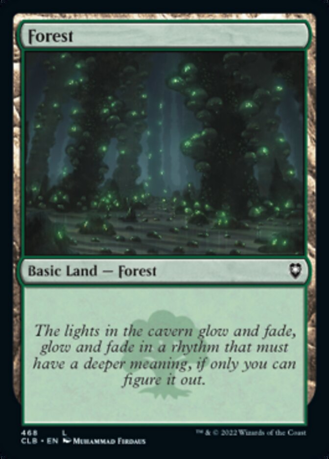 Forest (468) [Commander Legends: Battle for Baldur's Gate] | Rook's Games and More