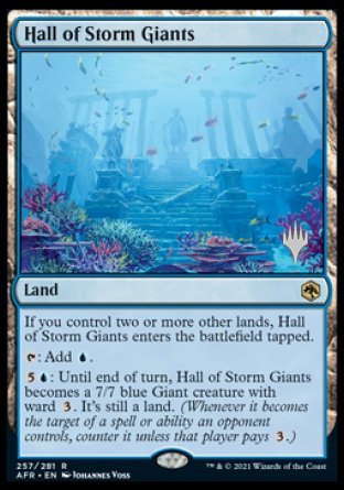 Hall of Storm Giants (Promo Pack) [Dungeons & Dragons: Adventures in the Forgotten Realms Promos] | Rook's Games and More