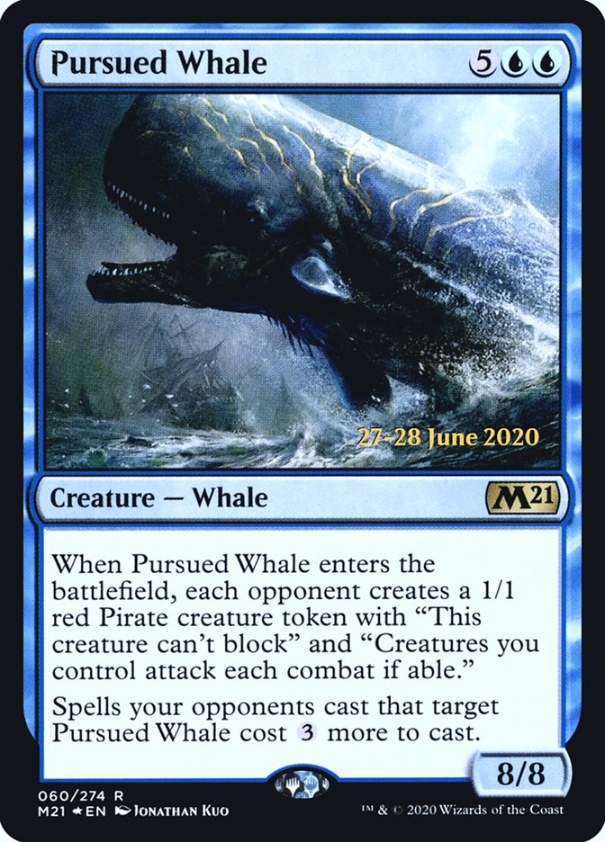 Pursued Whale  [Core Set 2021 Prerelease Promos] | Rook's Games and More
