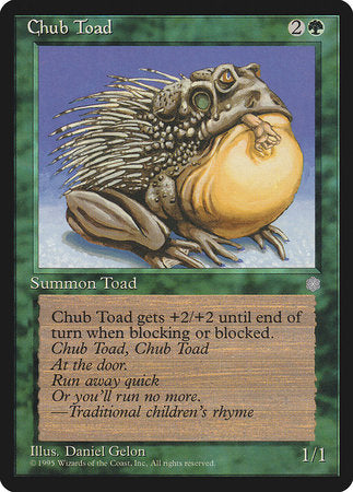 Chub Toad [Ice Age] | Rook's Games and More
