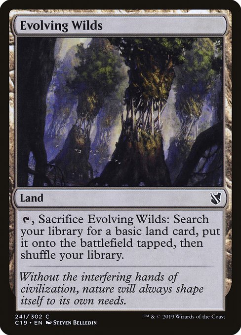 Evolving Wilds [Commander 2019] | Rook's Games and More