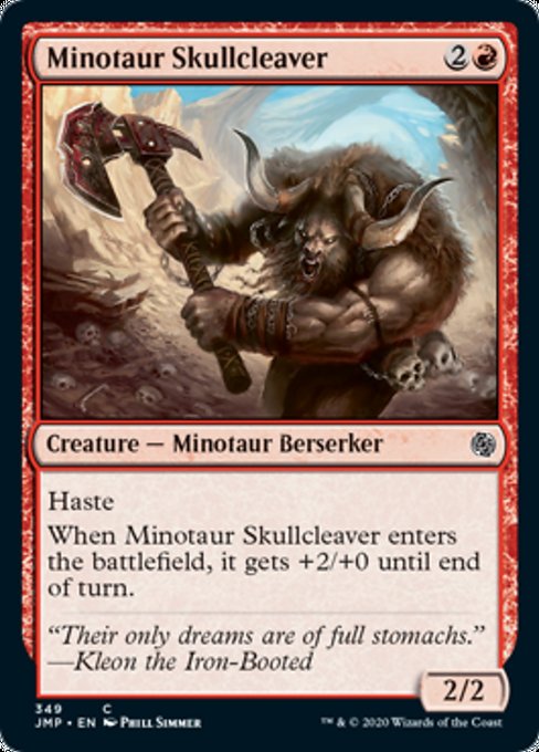 Minotaur Skullcleaver [Jumpstart] | Rook's Games and More