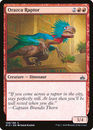 Orazca Raptor [Rivals of Ixalan] | Rook's Games and More