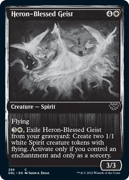 Heron-Blessed Geist [Innistrad: Double Feature] | Rook's Games and More