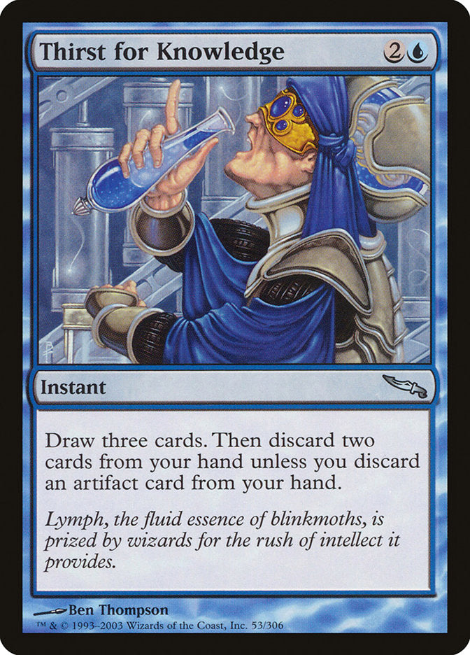 Thirst for Knowledge [Mirrodin] | Rook's Games and More