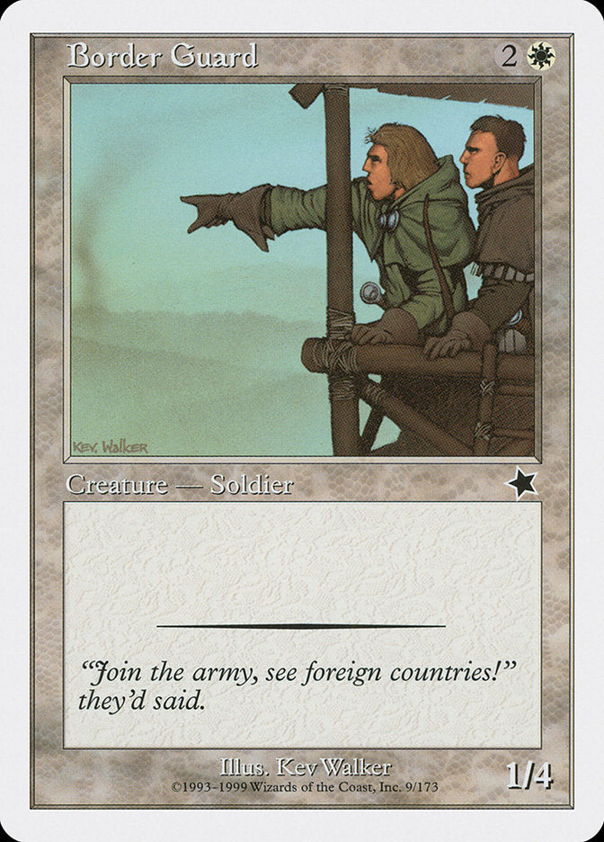 Border Guard [Starter 1999] | Rook's Games and More