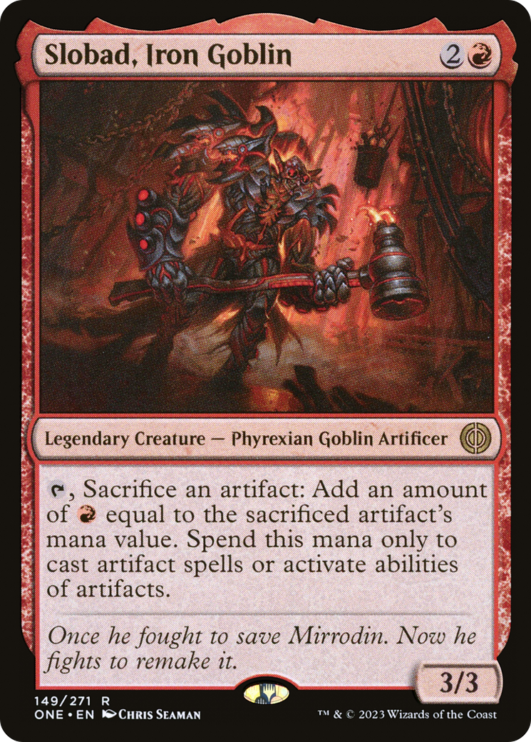 Slobad, Iron Goblin [Phyrexia: All Will Be One] | Rook's Games and More