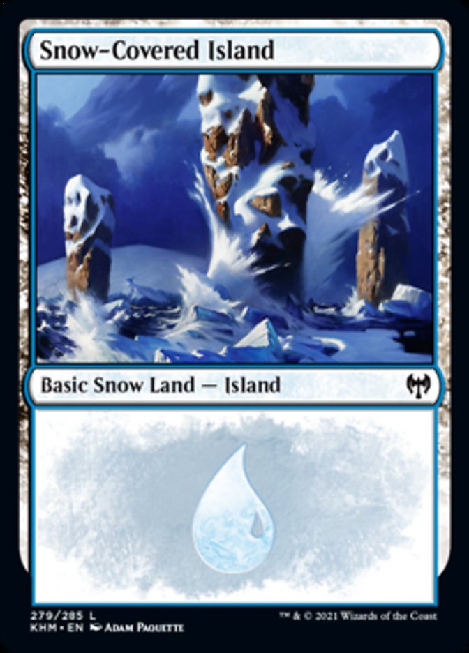 Snow-Covered Island (279) [Kaldheim] | Rook's Games and More