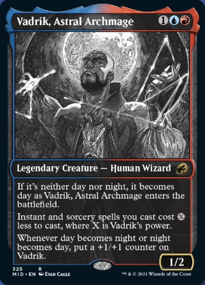 Vadrik, Astral Archmage (Showcase Eternal Night) [Innistrad: Midnight Hunt] | Rook's Games and More