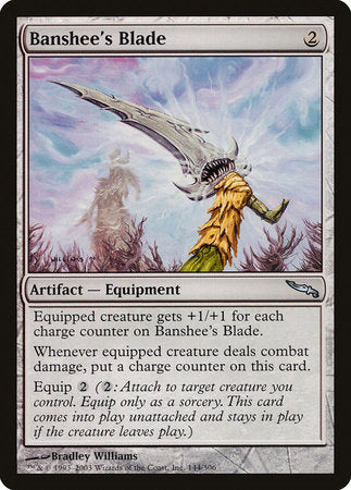 Banshee's Blade [Mirrodin] | Rook's Games and More