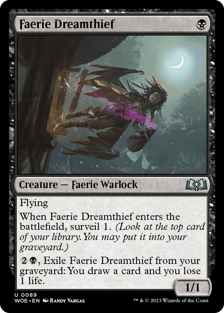 Faerie Dreamthief [Wilds of Eldraine] | Rook's Games and More