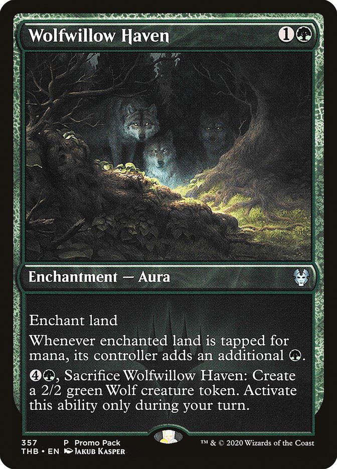 Wolfwillow Haven (Promo Pack) [Theros Beyond Death Promos] | Rook's Games and More