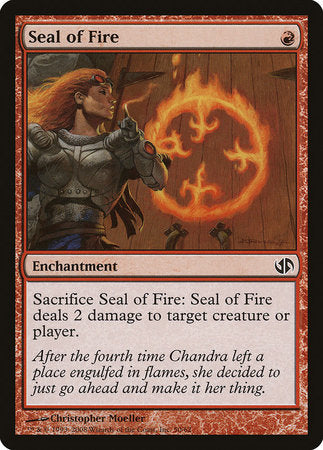 Seal of Fire [Duel Decks: Jace vs. Chandra] | Rook's Games and More