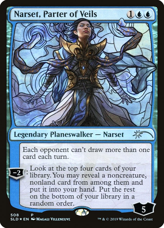 Narset, Parter of Veils (Stained Glass) [Secret Lair Drop Promos] | Rook's Games and More