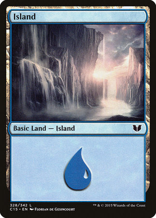 Island (328) [Commander 2015] | Rook's Games and More