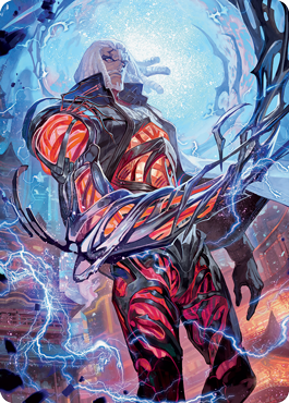 Tezzeret, Betrayer of Flesh Art Card [Kamigawa: Neon Dynasty Art Series] | Rook's Games and More